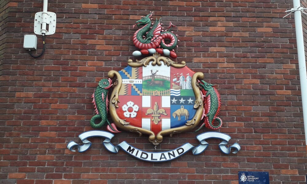 Derby Midland Wyvern sign